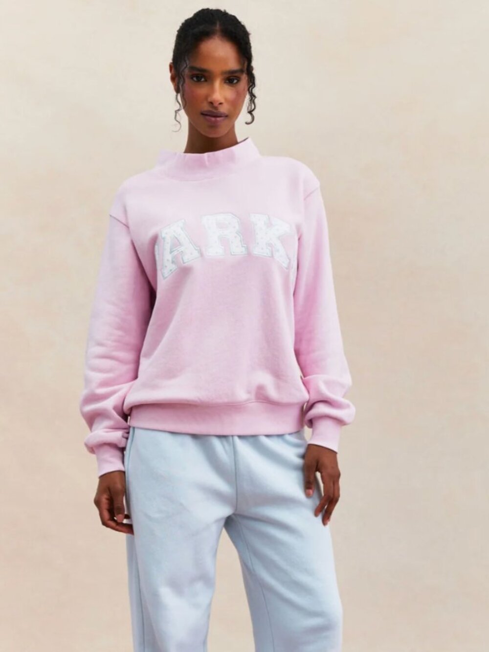 PARKE Birthday Cake Varsity Mockneck